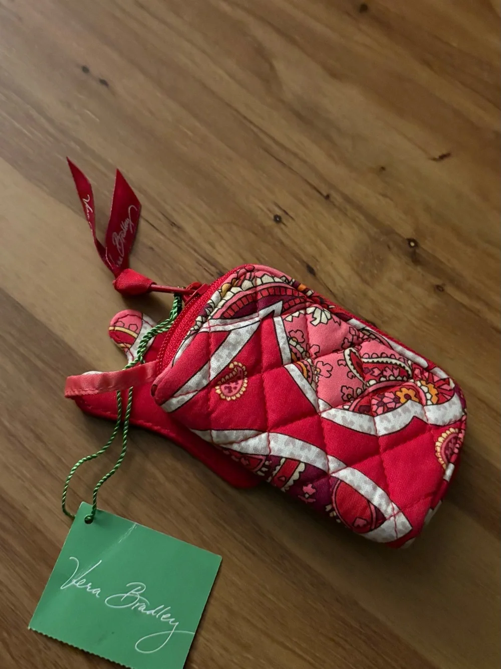 Vera Bradley Tune In Tech/Earbud Case in Rosy Posies